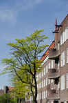 Holendrechtstraat gezien vanaf hoek Uithoornstraat
<br/>
Annemarieke Verheij, 2015-05-24